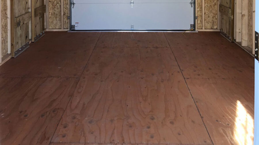 T&g plywood floor