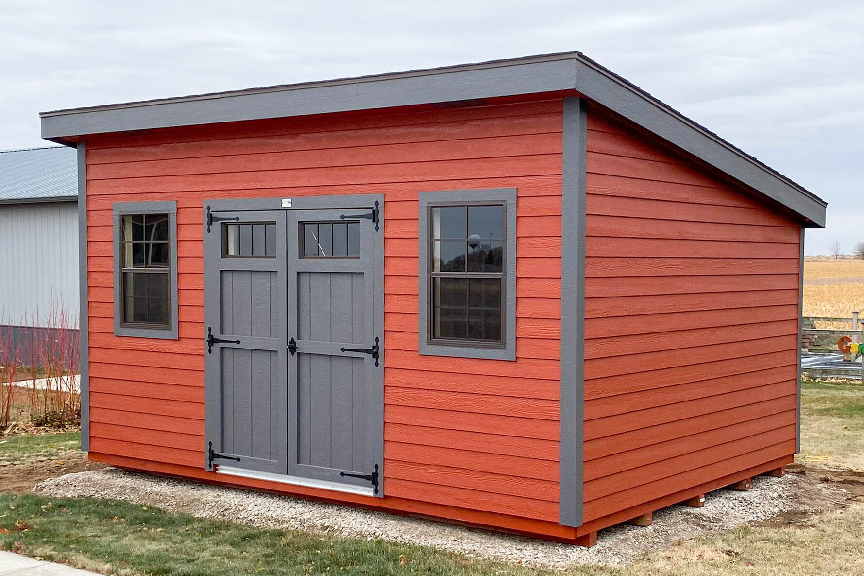 modern wooden storage shed for sale in ia