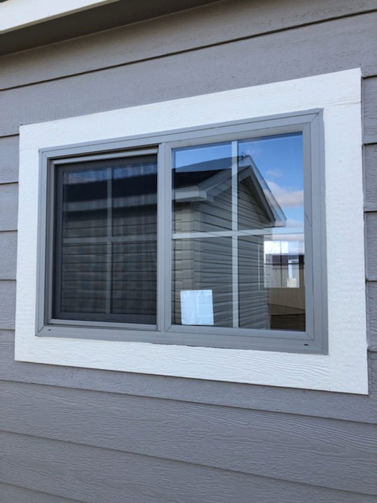 Insulated clay slider window