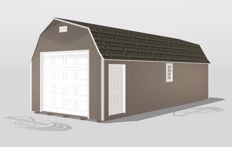12x30 garage high barn