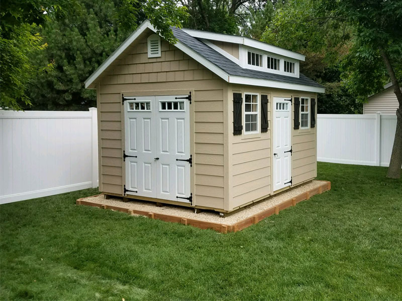 Cusom shed built on site ideas
